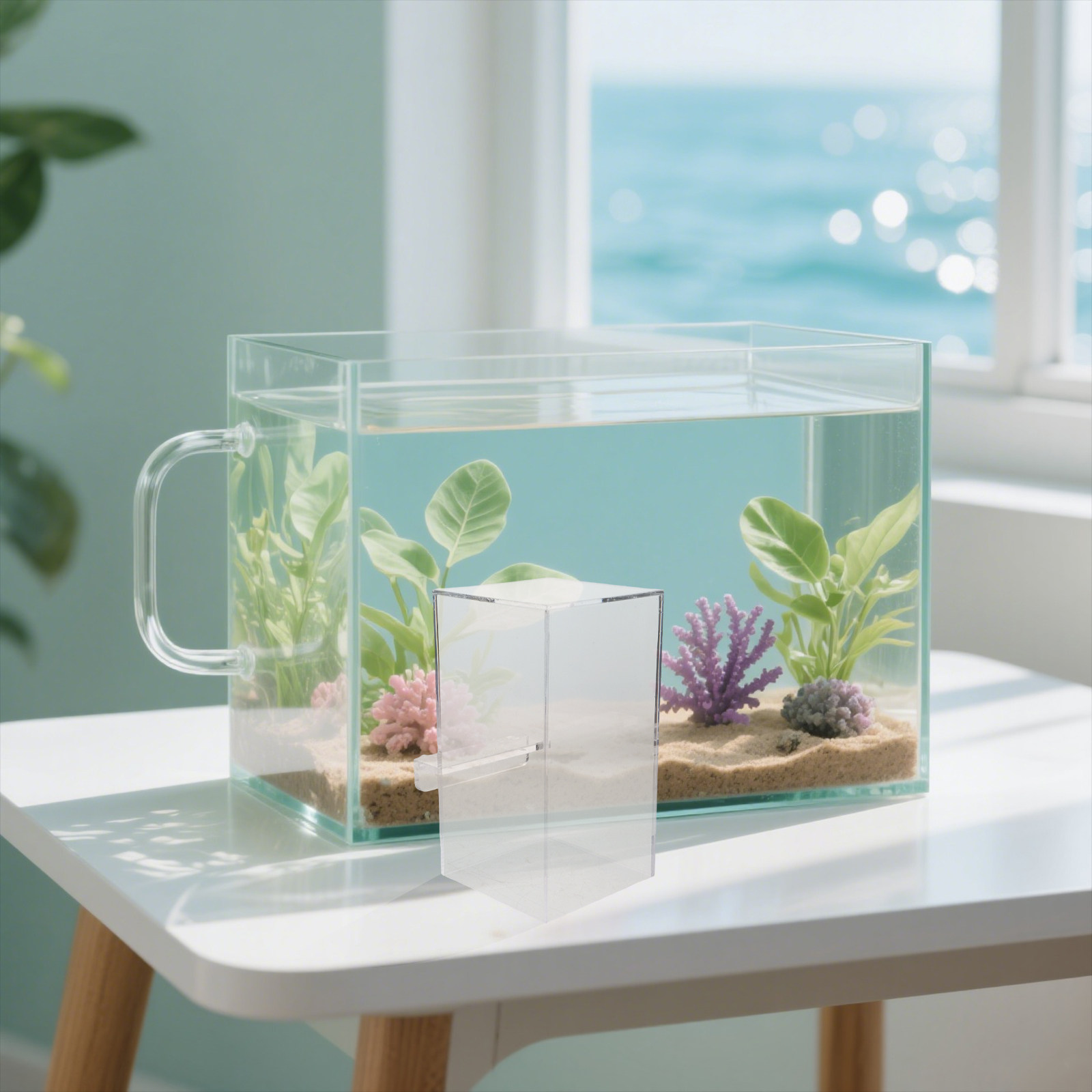 Aquarium Fish Elevator - Aquário de Acrílico Transparente com Pressão