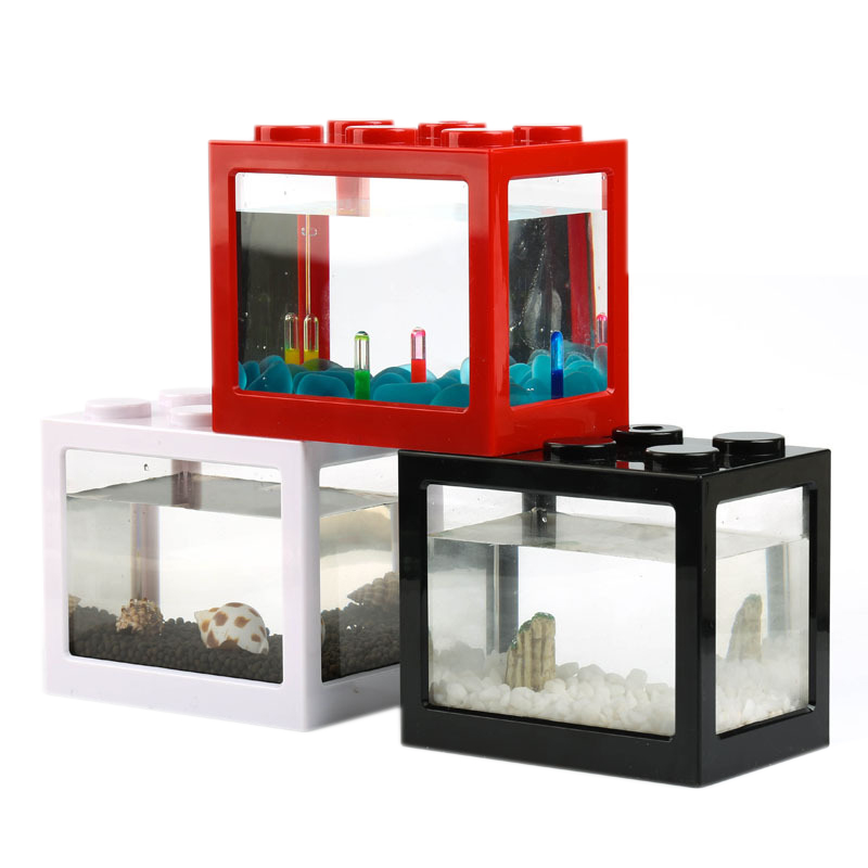Mini Aquário de 7 Cores para P - Aquarium Fish Betta avaliação e preço