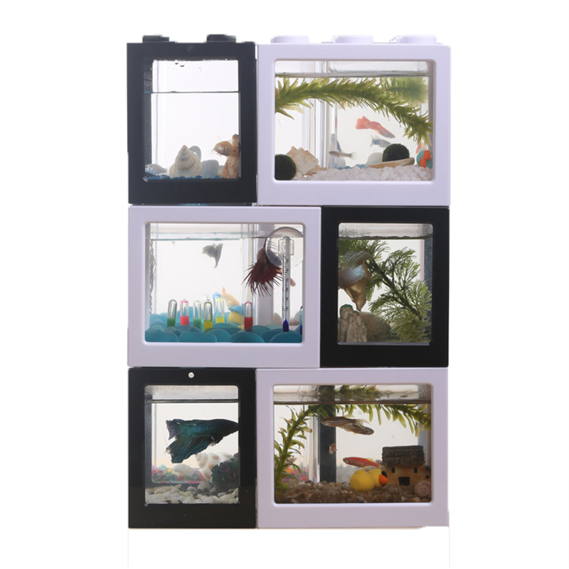 Mini Aquário de 7 Cores para P - Aquarium Fish Betta avaliação e preço