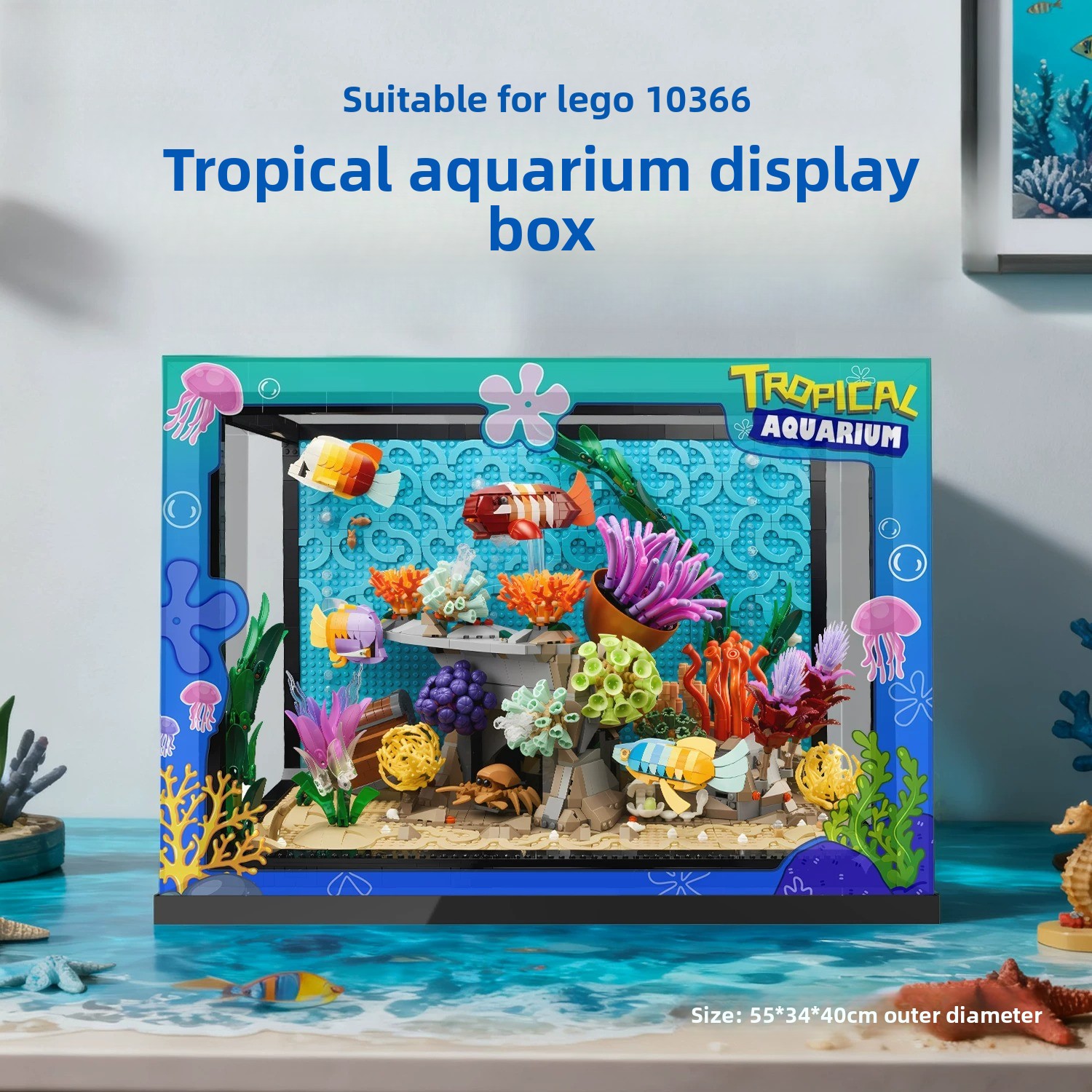 Caixa de acrílico transparente - Box Fish In Aquarium avaliação e preço
