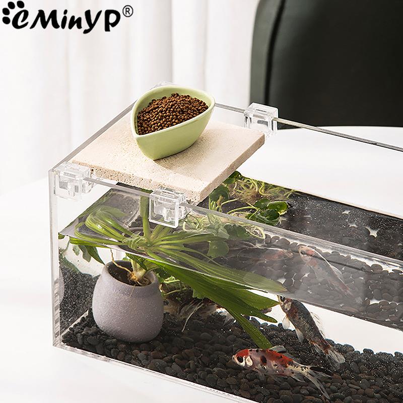 4 pçs clipes acrílicos do tanq - Aquarium Fish Elevator avaliação e preço