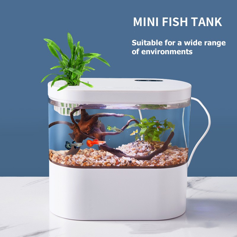 Aquário Mini Criativo para Mes - Aquarium Fish Betta avaliação e preço