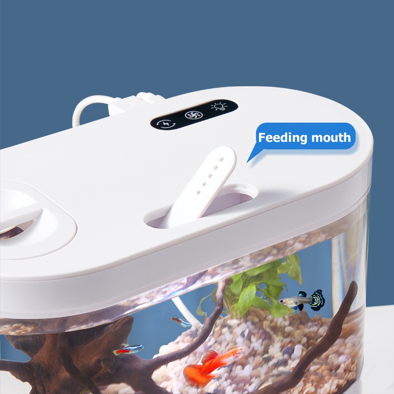 Aquário Mini Criativo para Mes - Aquarium Fish Betta avaliação e preço